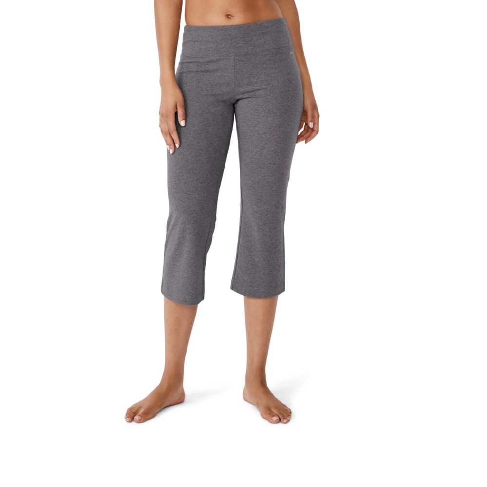 Point Zero Women's Gray Herringbone‎ Capris Mid Rise size 6 or Small